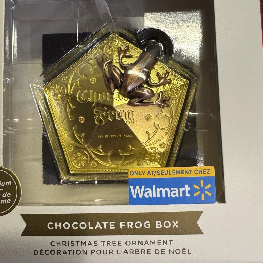 Hallmark Harry Potter Chocolate Frog Box 2025 Premium Metal Red Box Ornament New